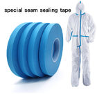 20mm * 200m Vải không dệt chống thấm nước màu xanh lam Băng keo hàn kín đường may cho bộ đồ bảo vệ