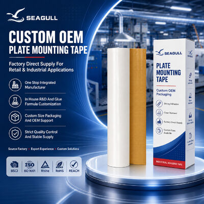Flexographic vải tấm băng gắn kết Strong Adhesive For Printing Plate Mylar sheet