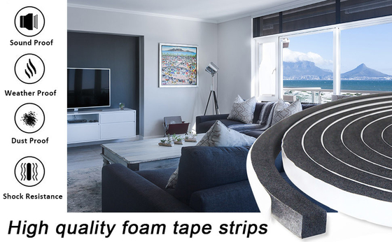 Kháng nhiệt Eva Foam băng hai mặt trắng / đen Thẻ đóng hộp 0.5-5mm