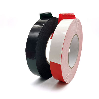 3mm Double Side Pe Foam Tape Glassing Company Đen / Trắng Foam Đỏ / Đen Màu Giữa khung cửa sổ và khung cửa