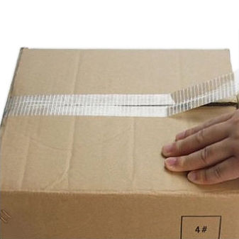 Dây băng dính sợi thủy tinh trong suốt một mặt được củng cố với kích thước 48mm * 20m và độ dày 150mic để niêm phong và che đậy