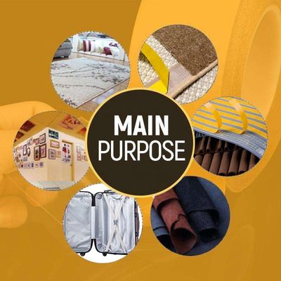 Băng keo lưới sợi thủy tinh hai mặt độ bám dính cao với độ dày 220MIC cho ron thời tiết PVC và sàn nhà