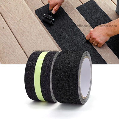 10M Durable Safety Solution Anti Slip Floor Tape For Factory Warehouse Traffic Areas