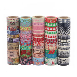 Dễ thương vải Patterned Washi Tape mạnh mẽ dính dính quà tặng gói
