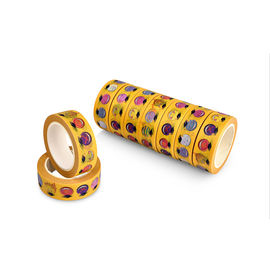 Nhiều màu tùy chỉnh Một mặt Băng Washi dễ thương Băng Washi rộng