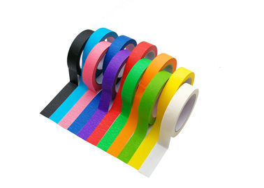 Dư lượng miễn phí màu Masking Tape Keo cao su tự nhiên cho nghệ thuật và hàng thủ công