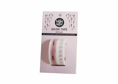Tùy chỉnh in nhựa lõi Washi băng giấy