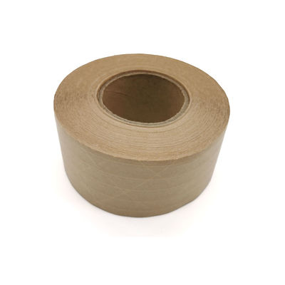 Băng keo nóng chảy nóng chảy một mặt màu nâu cộng với dòng băng giấy Kraft